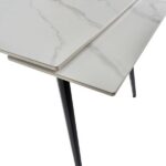 Стол Feer 120/180x80 Ceramic Matt Basalt/White — изображение 13