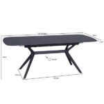 Laud Filin 160/204x90 Ceramic Black - Image 3