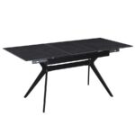 Стол Смайл 130/170х80 Ceramic Dark Grey