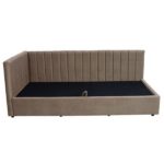 Voodi Sofia 90 Brown Left - Image 3