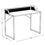 Kirjutuslaud Bella 104x52х85 White - Image 5