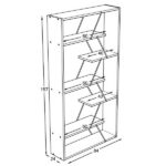 Книжная полка Pars Walnut — изображение 5