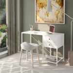 Kirjutuslaud Kenon 107x47х73 White - Image 4